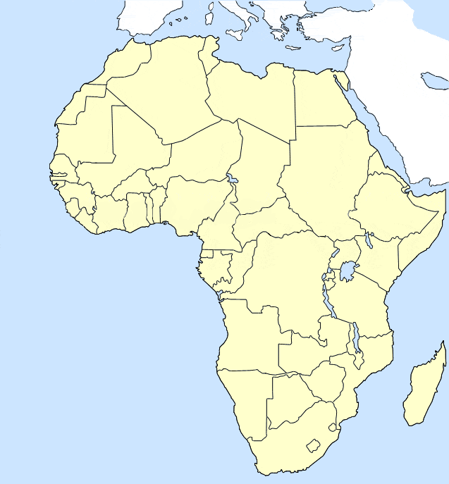 Africa Sudan Map